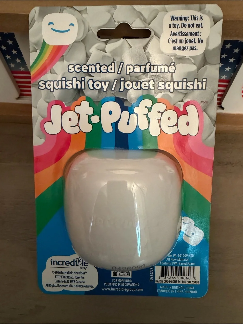 🔥Jet Puffed Marshmallow Squishy Scented Stress Toy BNWT🔥